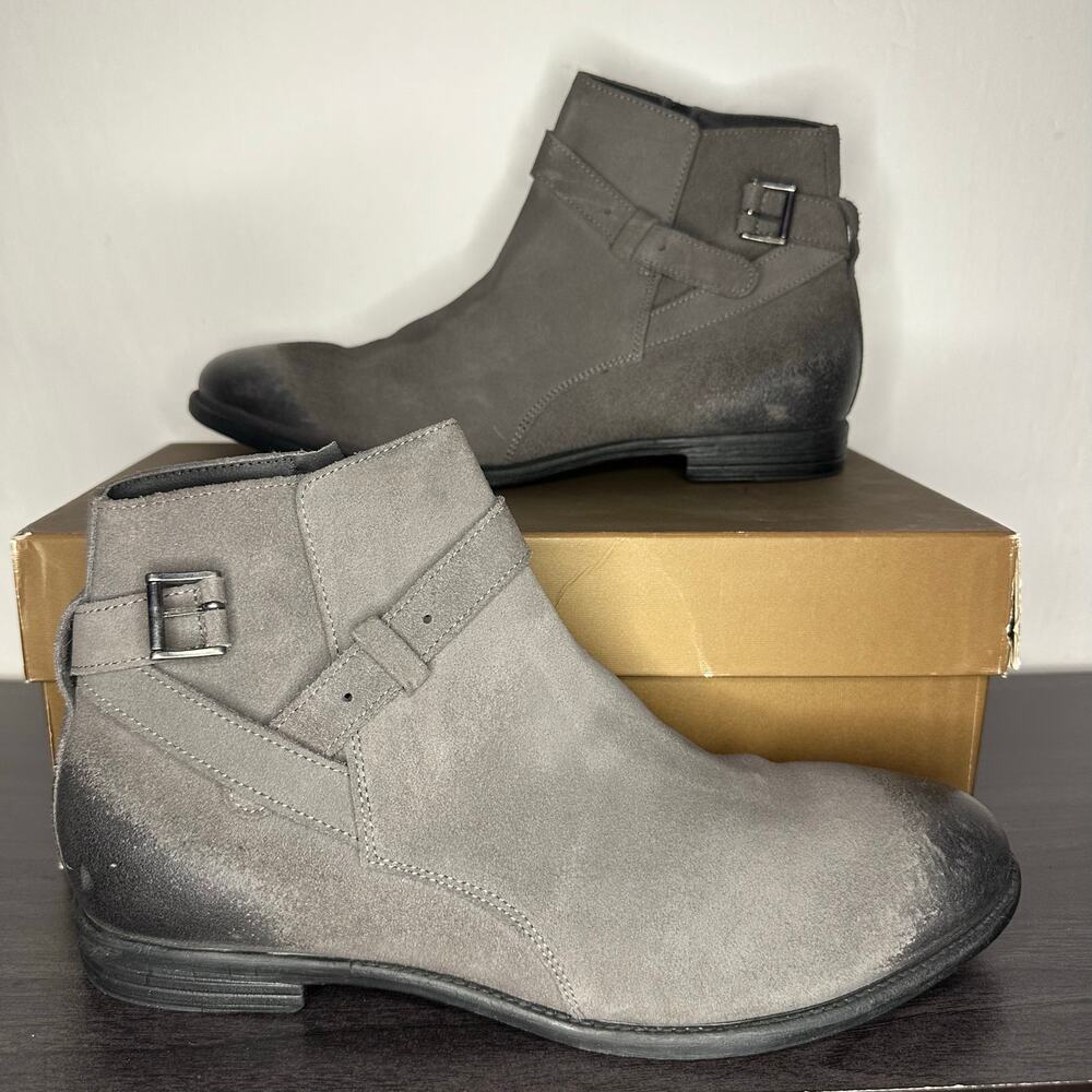 Used Alexander Hotto Italian Mid Ankle Men's Strap Boot Size 43 EU